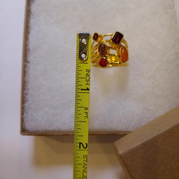 NIB Sundance Catalog "Chocolate Box" ring, size 8 - Picture 5 of 12